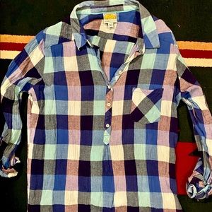 C& C Plaid button down